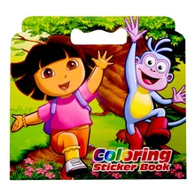 1 pcs New 16 Pages Duola Coloring Sticker Book For Children Adult Relieve Stress Kill Time Graffiti Painting Drawing Art Book