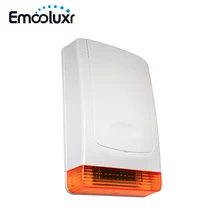 Проводная наружная Вспышка Сирена Громкая сигнализация Голос мигающий свет стробоскоп сирена рог для дома охранная сигнализация система привод вор