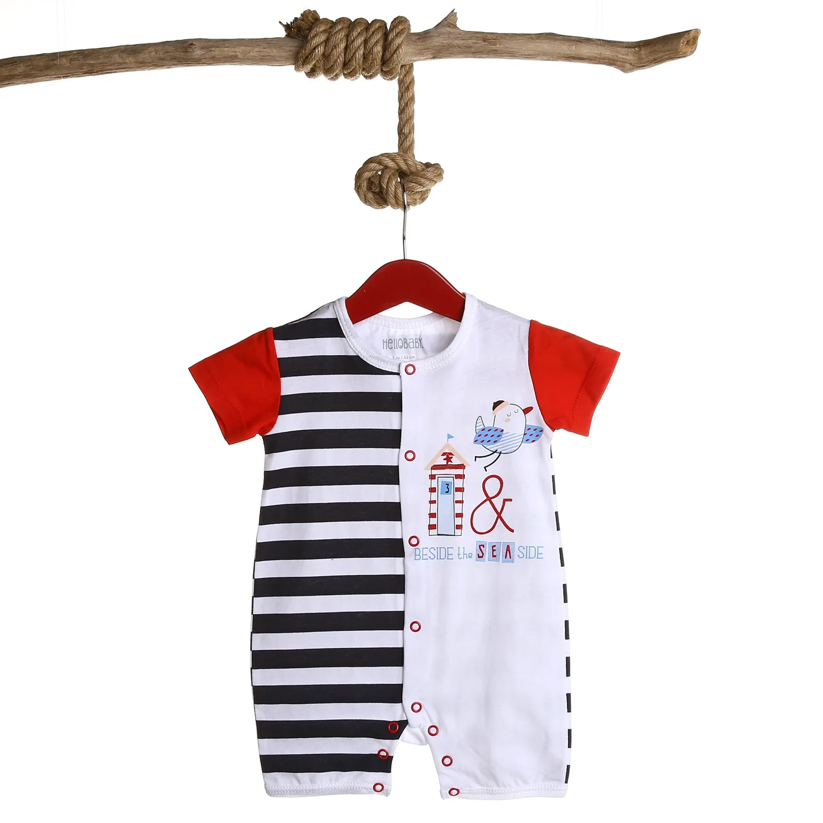 Ebebek HelloBaby/комбинезон в полоску для маленьких мальчиков| |