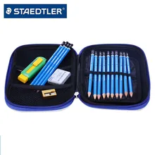 Staedtler карандаши 100SET2 Набор для рисования скетчей профессиональная живопись комплект карандаши чехол ластики точилка держатель чертежа Художественный набор