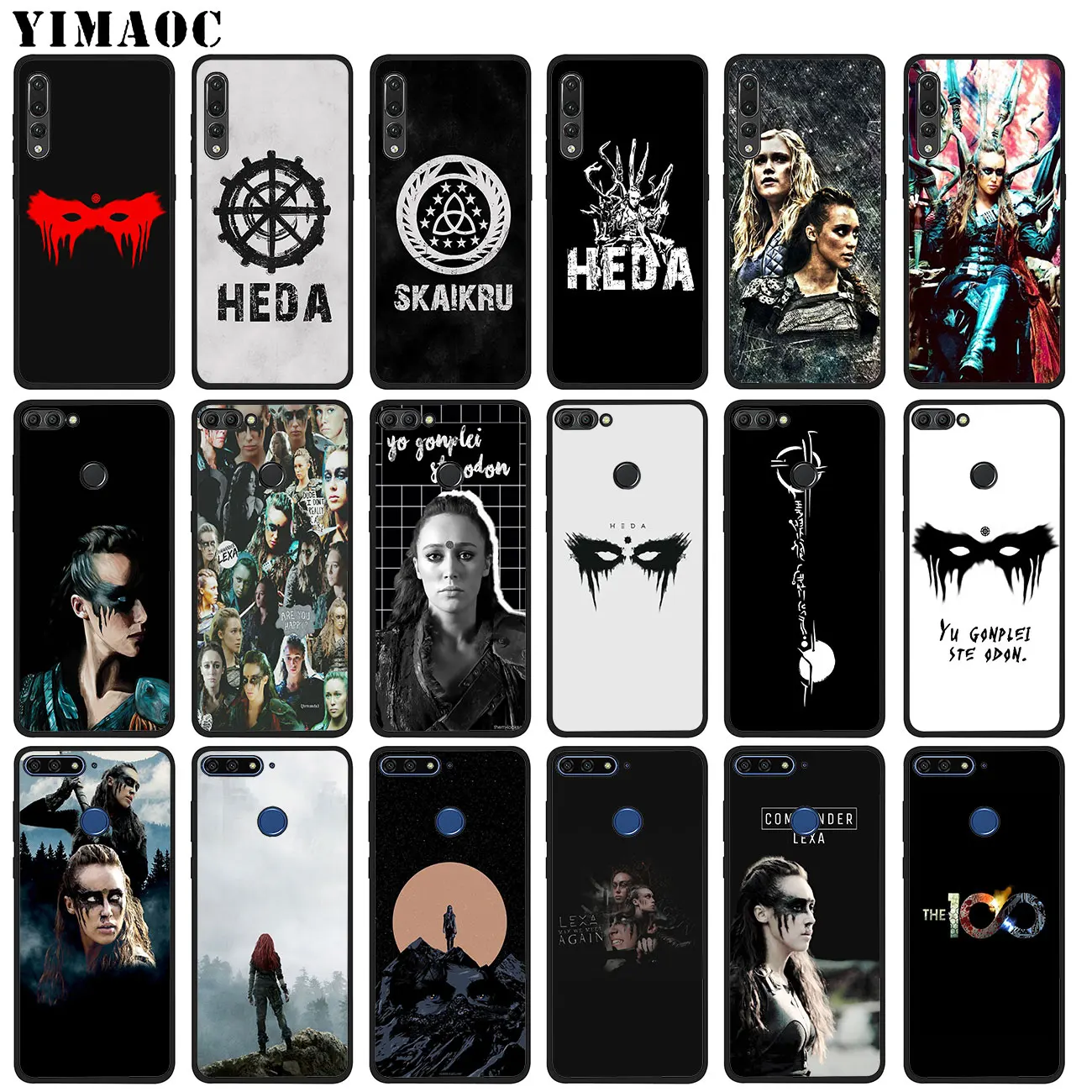 Мягкий силиконовый чехол YIMAOC Heda Lexa The 100 для ТВ-шоу Huawei P20 Pro P10 P9 P8 Lite Mini 2017 P Smart Z 2019