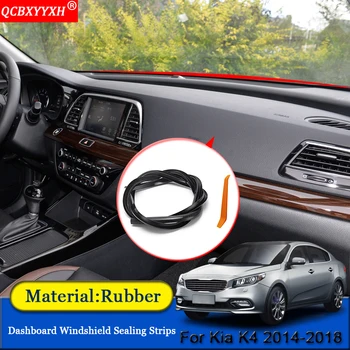 

QCBXYYXH Car-styling Car Rubber Anti-Noise Soundproof Dustproof Car Dashboard Windshield Sealing Strips Fit For Kia K4 2014-2018