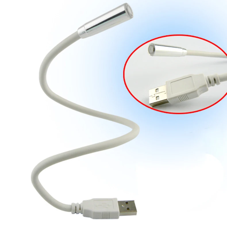 Гибкий мини USB СВЕТОДИОДНЫЙ светильник для ПК ноутбука JA55