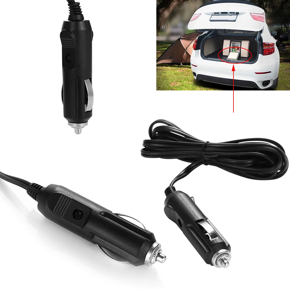 1 Pc Car Universal Mini Fridge 2m Cables Plug 2 Pin Connection Wire