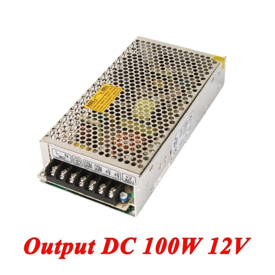 S 100 12 100W 12v 8.5A Single Output ac dc switching power supply for