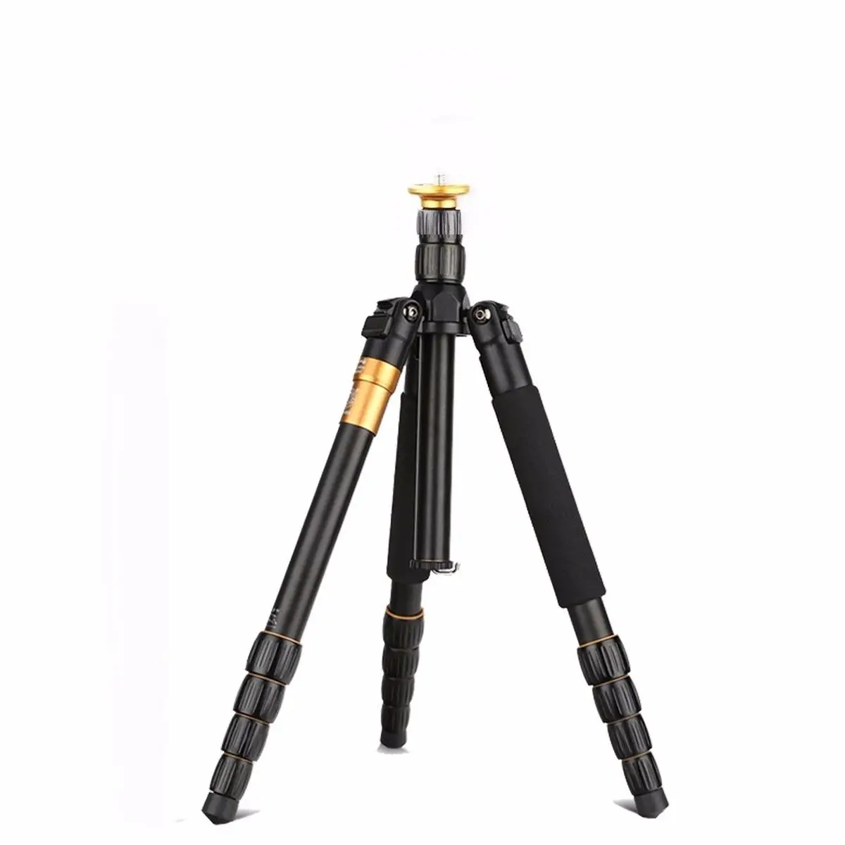 Q666 Lightweight Tripod For DSLR Camera Without Ball Head Monopod Tripod Compact Travel Camera Stand For Canon Nikon Sony SLR Q666 Lightweight Tripod For DSLR Camera Without Ball Head Monopod Tripod Compact Travel Camera Stand For Canon Nikon Sony SLR