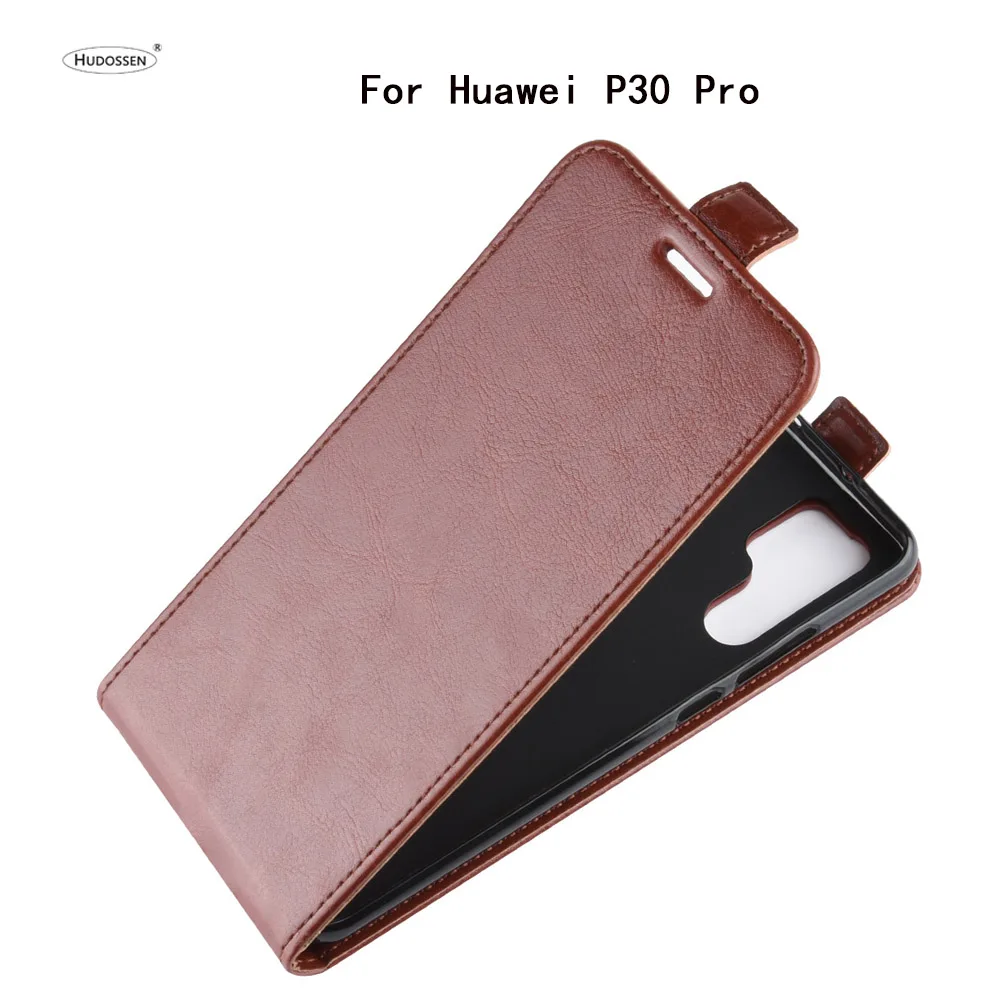 

HUDOSSEN For Huawei P30 Pro Phone Case Luxury Vertical Flip PU Leather Cover Coque For Huawei P30 Pro Protective Case Para