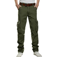Тактические Мужские штаны, камуфляжные, для бега, повседневные, размера плюс, хлопковые брюки, много карманов, Военный стиль, Армейский Камуфляж, мужские брюки-карго