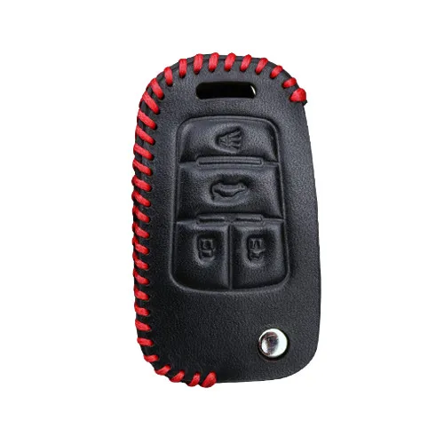 KUKAKEY кожаный чехол для ключа автомобиля, чехол для Chevrolet Sonic Spark Cruze Captiva Lacetti Orlando Epica Trax Smart Keychain Shell