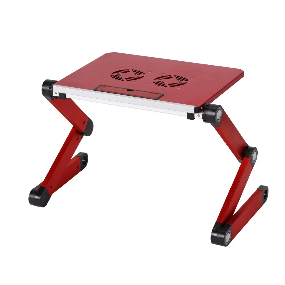 

Multi-color portable mobile laptop bracket with fan computer desk foldable sofa laptop office folding laptop table