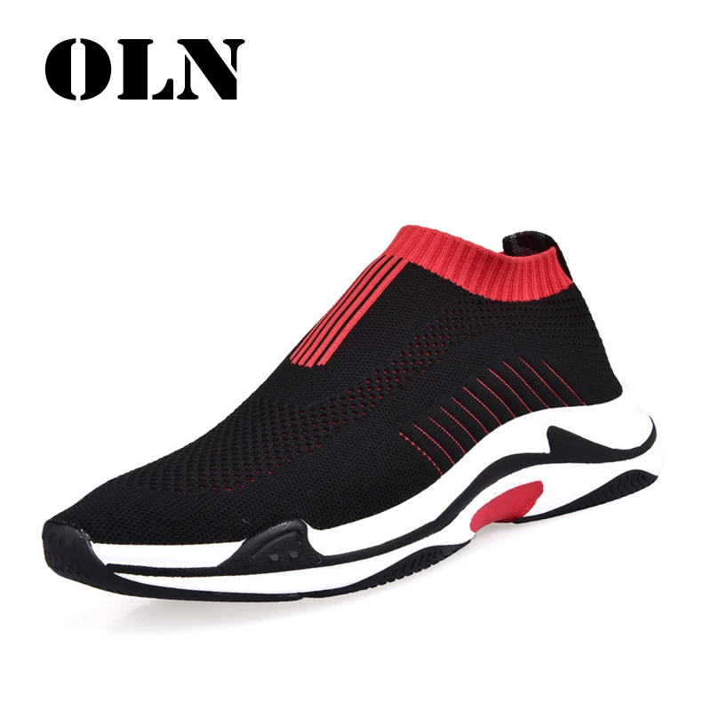 

OLN Men Running Shoes Super Light Summer Comfortably breathable Outdoor Athletic Lifestyle Sport Shoes For Men 2018 Allmatch