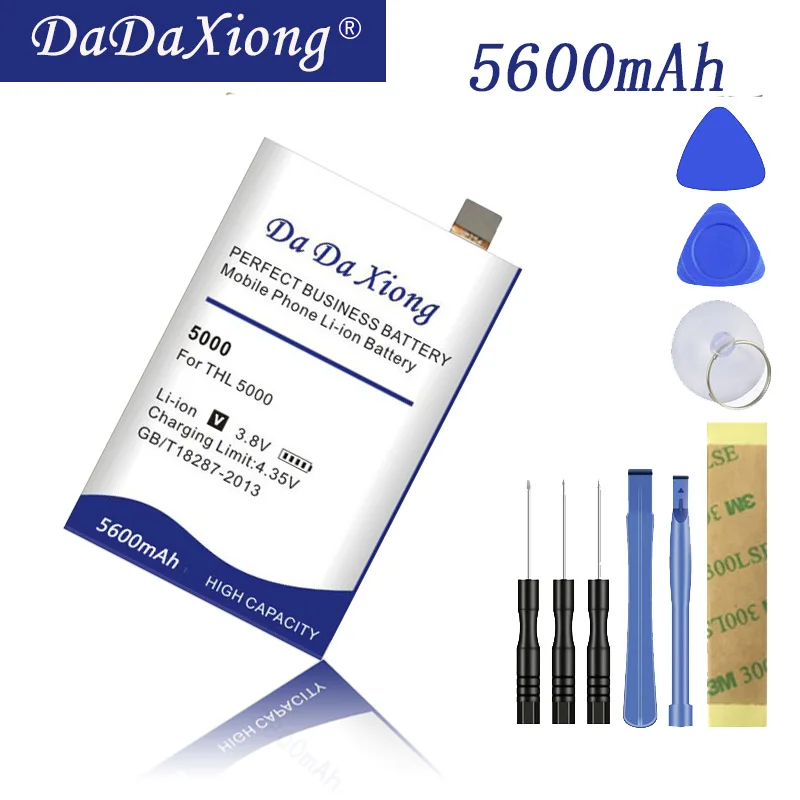 

Da Da Xiong high capacity 5600mAh THL 5000 THL5000 Battery for THL 5000 THL5000 Cell Phone Battery