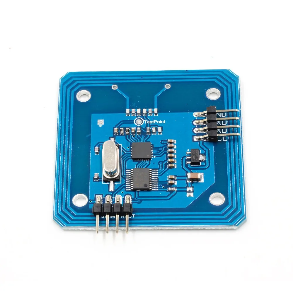 Модуль считывателя rfid карт RC522 13 56 МГц модуль считывания IC MFRC522 RF|Интегральные