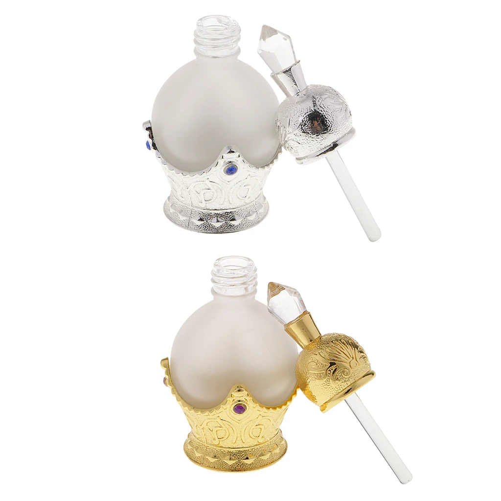 15ml Antique Vintage Empty Glass Perfume Spray Bottle Atomizer Elegant for Lady Women Gift