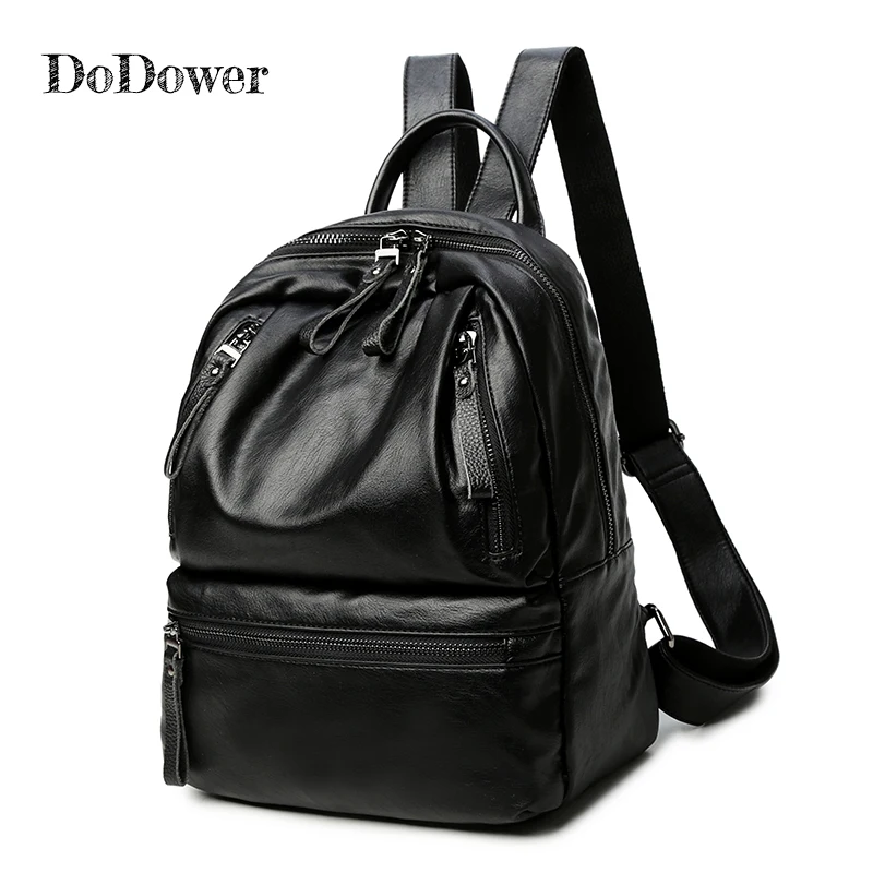 Do Dower Women Korean Vintage Backpacks High Quality Leather Backpacks