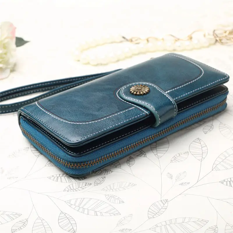 Ancient Ways Handbag Long Style Phone Bag Clutch Wallet purse women's wallet clutch portfel cuzdan billetera carteira 40MA1408