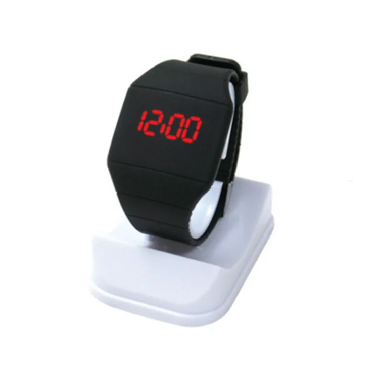 

Ultrathin Square Led Electronics Wrist Watch Touch Screen L Gift Electronics Single Key Wrist Watch