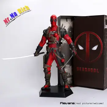 

Crazy Toys Deadpool Pvc Action Figure Collectible Model Toy 12" 30cm Red / Sliver Hrfg516