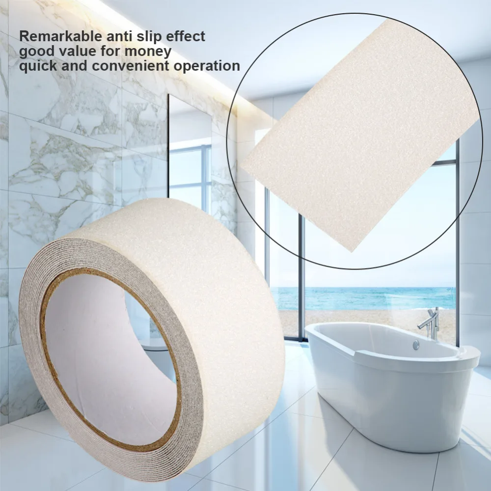 waterproof tape 5cmx5m PVC Anti Slip Tape Waterproof Bath Grip Shower