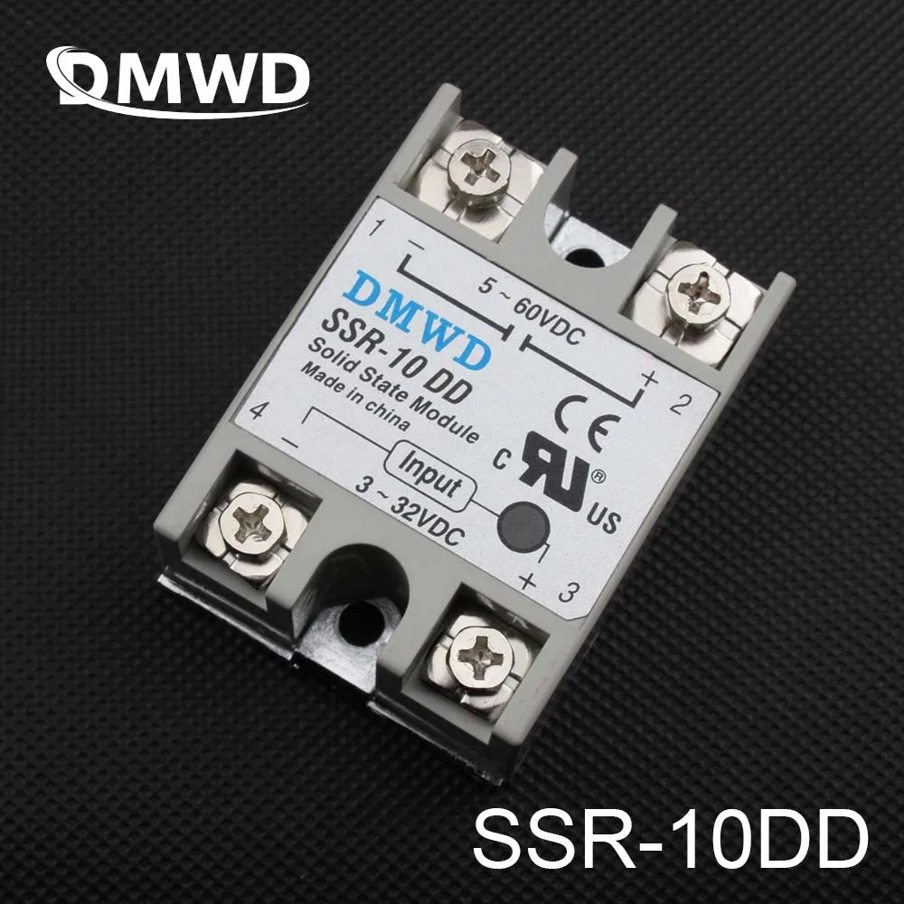 DMWD твердотельные реле SSR-10DD на самом деле 3-32 В DC до 5-60 в Бесконтактное реле постоянного тока 10DD реле высокого качества dc-dc