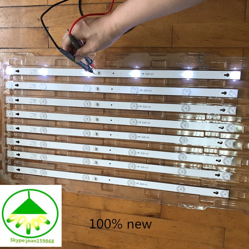 

4 pcs/Lot 100% new 32inch LCD TV backlight strip for TCL L32P1A L32F3301B 32D2900 32HR330M06A8V1 4C-LB3206 6leds each lamp 6v