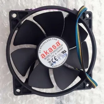 

Akasa 9025 9cm F129025DMAF 0.18A round suspension suspension frame 4 wire temperature control, CPU fan