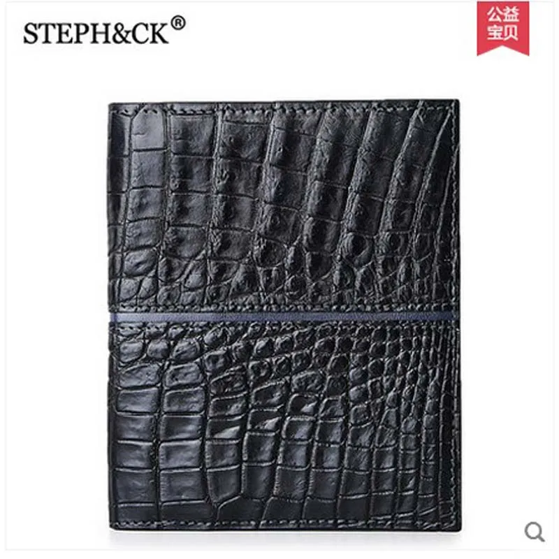 

2018 shidifeni crocodile wallet men's purse real leather crocodile men wallet business wallet