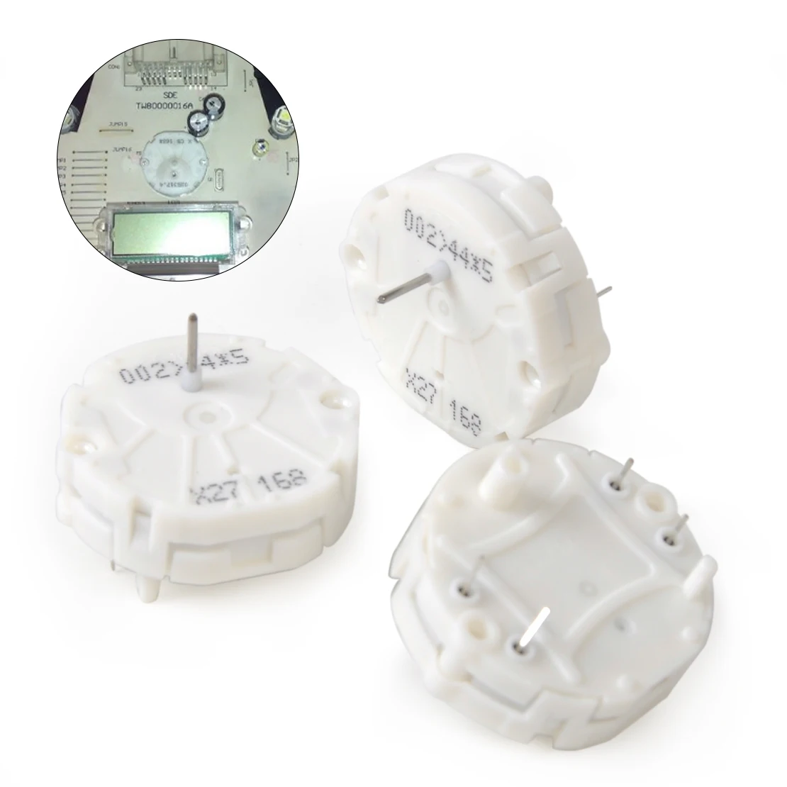 

DWCX 25Pcs White X27-168 Stepper Motor Speedometer Gauge Repair Instrument Cluster for Chevrolet Trunks 2003 2004 2005 2006 2007