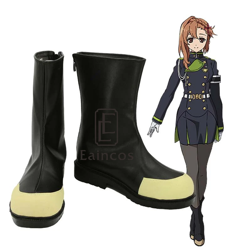 Аниме Seraph of the End Sayuri короткие сапоги Hanayori косплей обувь на заказ|boots punk|boots weathershoes