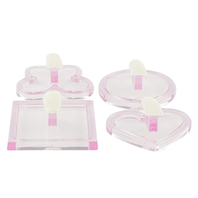 NEW-Nail Art Training Frames Display Stand Practice Nail Tools 4 Shape Kits