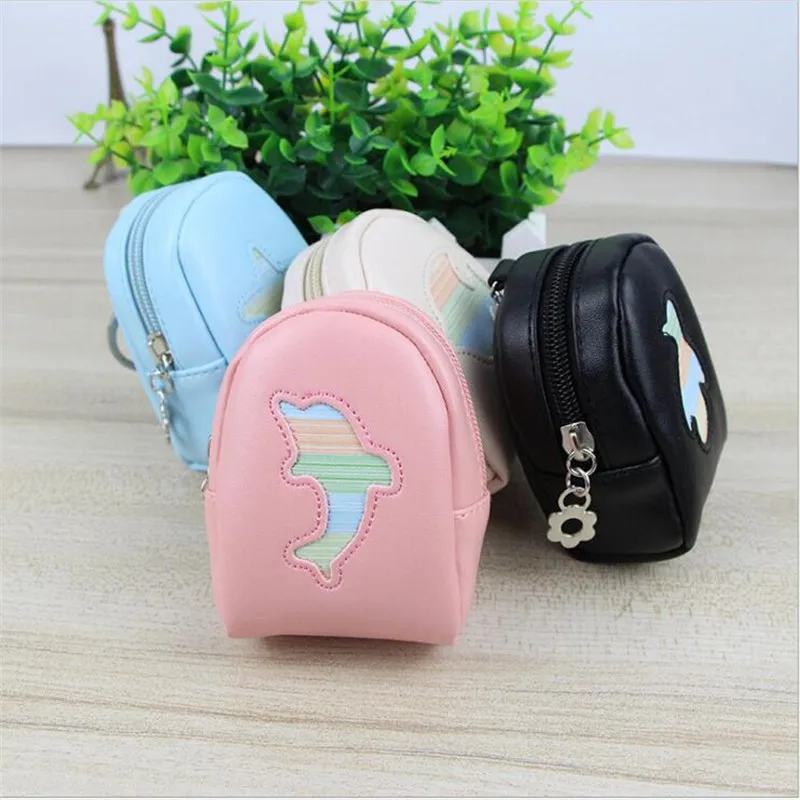 

Cute Coin Purse Animal Dolphins Penguins Fish Stars Women Mini Zero Wallet PU Change Purse Girls Money Bag Ponch