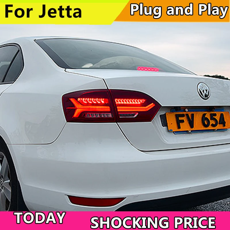 

4PCS Car Styling for VW Jetta Taillights 2011-2014 for Jetta LED Tail Lamp+Turn Signal+Brake+Reverse LED light