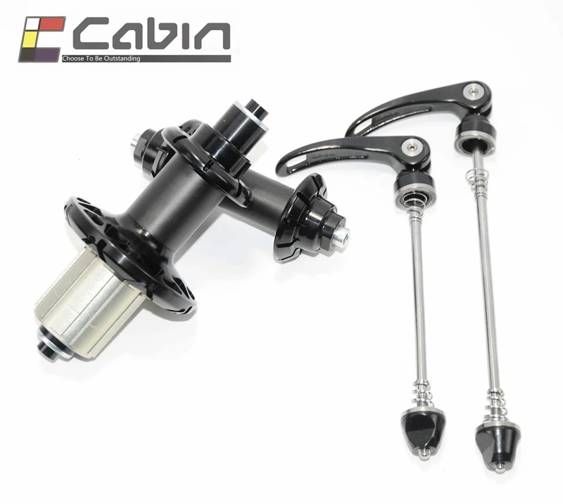 

Powerway R51 super light hubs with quick release skewers,Power way road bike hubs straight pull, rear 2:1 spokes (16/8)