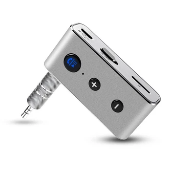 

Wireless Car Aux Bluetooth Receiver Adapter 4.2+EDR 3.5mm Audio Bluetooth Aux Music Receiver Hands-free Bluetooth Car Kit A2DP