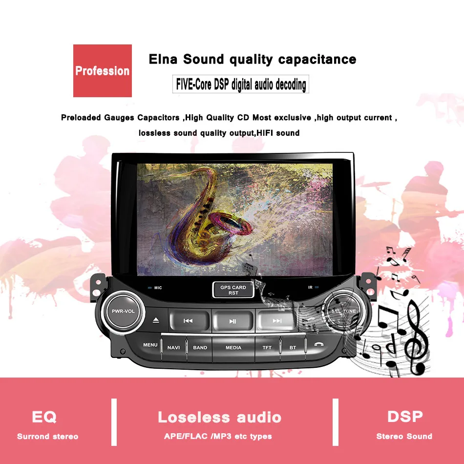 Best 8" Octa core Android 9.0 4G+64G Car DVD player Auto Stereo unit GPS navigation for CHEVROLET MALIBU 2013 2014 2015 Satnav System 5