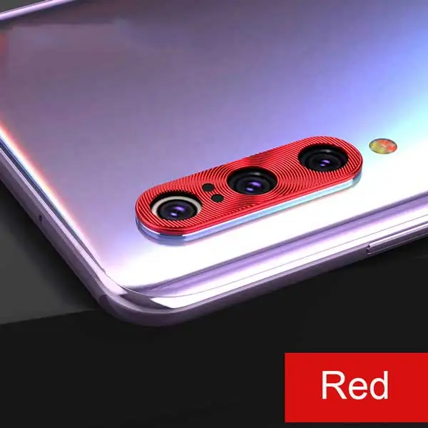 Защитное кольцо для объектива камеры для Xiaomi mi 9 8 SE 6x mi x 3 Red mi Note 7 Pro металлический защитный чехол для камеры - Цвет: red