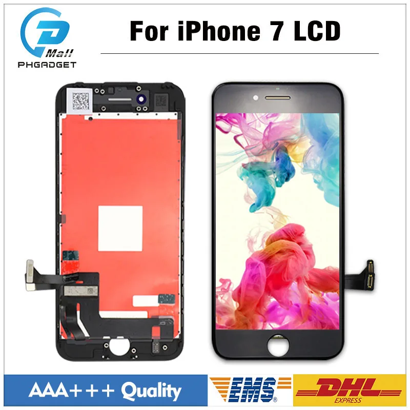 

20 pcs/lot AAAQuality Display LCD For iPhone 7 7G Digitizer Touch Screen replacement top quality Black White