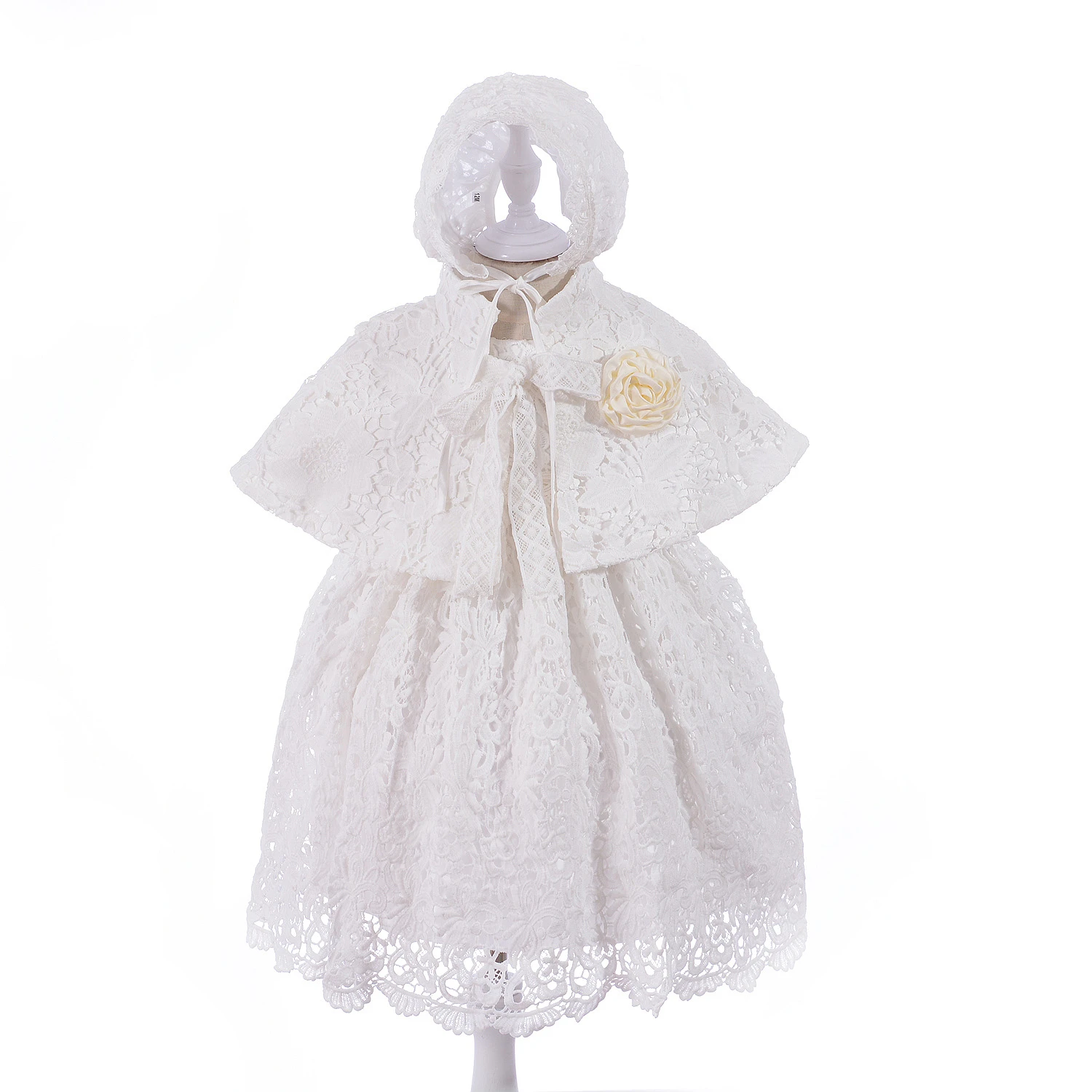 baby girl christening cardigan