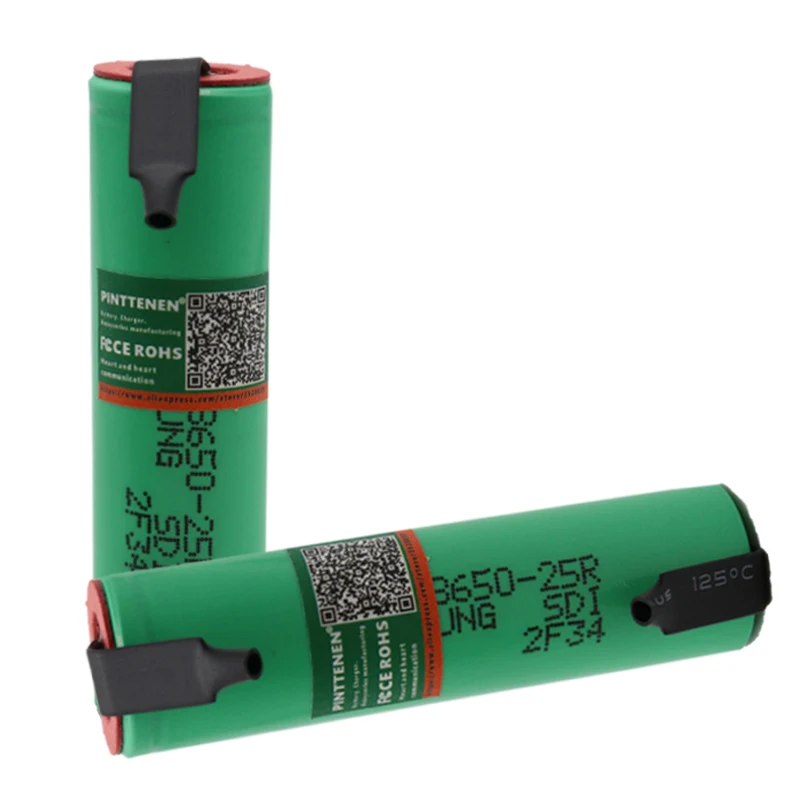 Nuevo 18650 batera 2500mAh batera INR 1865025 R 3,6 V de 20A definado de Energy de la batera para+ de nq