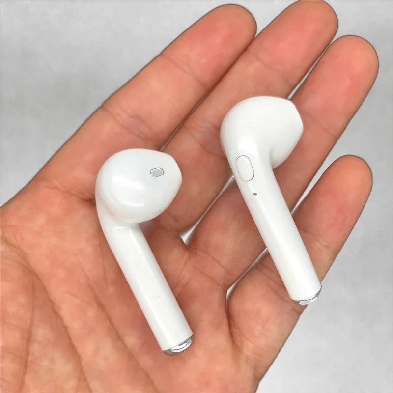 Tanie Prawdziwe Mini TWS słuchawki i7s Bluetooth słuchawki stereo ciężki bas mikrofonem eliminacja hałasu z ładowarką do iPhone i Android