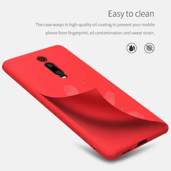 NILLKIN Rubber Wrapped Protective Case For Xiaomi Redmi K20/K20 Pro Mi 9T 9T Pro Slim Soft Liquid Silicone Shockproof Phone Bag 3