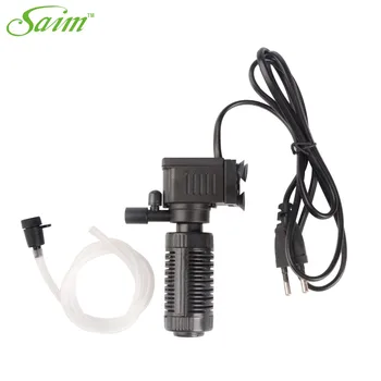 

220V Fish Tank Air Pump Small Mini Electric Submersible Quiet Multifunctional External Aquarium Filter Water Pump High Pressure