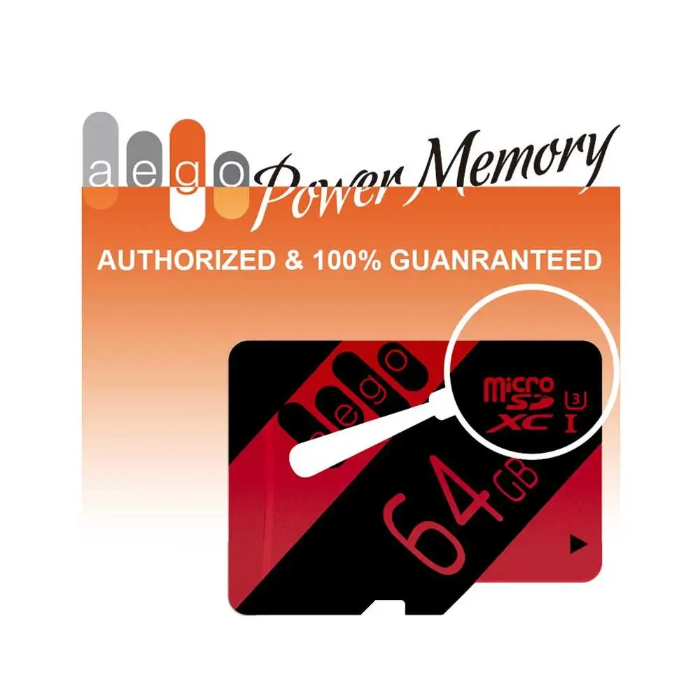AEGO Micro SD 16 ГБ Class10 Карта Памяти Flash 8 ГБ/16 ГБ/64 ГБ/128 UHS 1 Для Смартфонов Tablet Камеры|memory