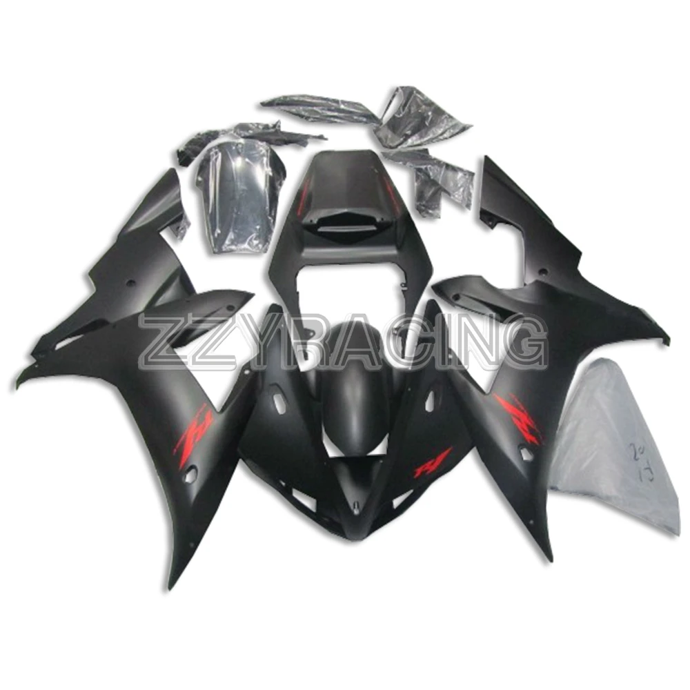 

Injection Fairings for Yamaha YZF R1 2002 2003 Panels ABS Plastic YZF1000 02 03 Complete Body Kit Cover Panels Matte Black