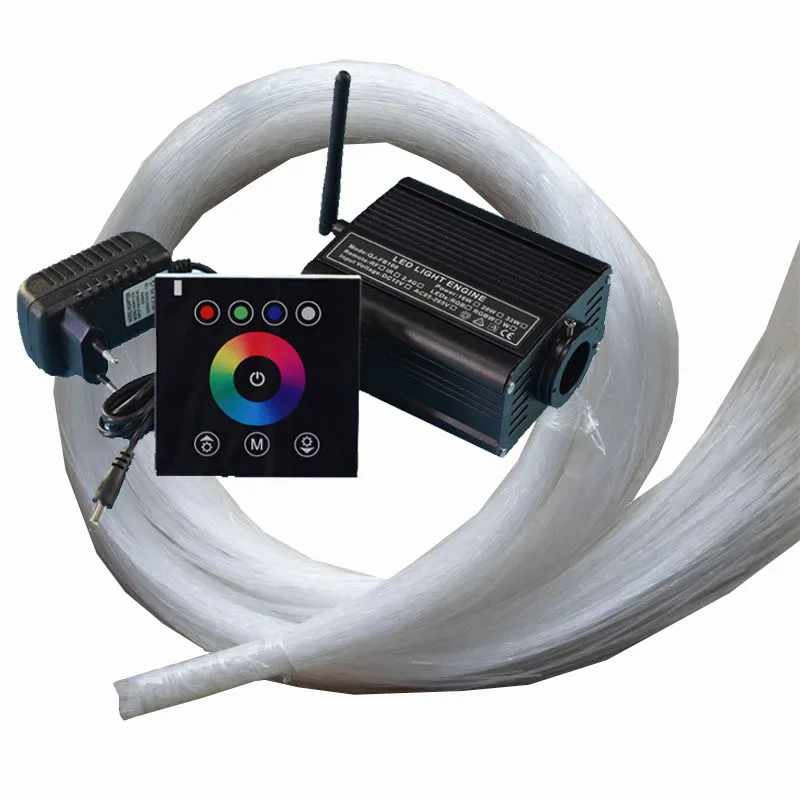 High quality DC12V RGBW 16W LED fiber optic light engine + 2.4G touch