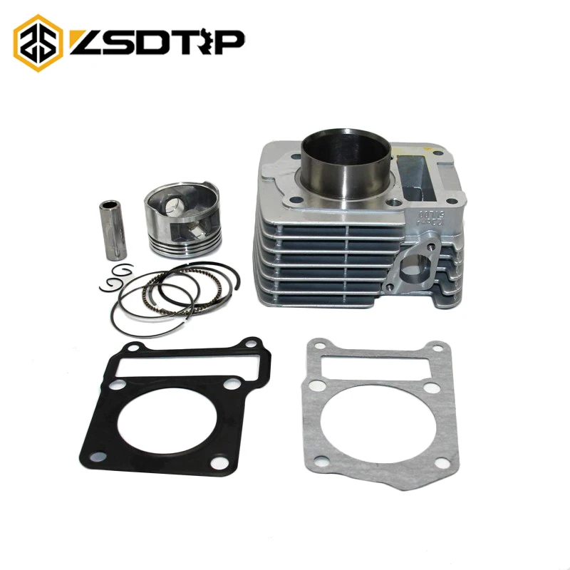 

ZSDTRP New Motorcycle Engine Cylinder Kit Piston Gasket 54mm Bore for Yamaha YBR125 YBR 125 Engine