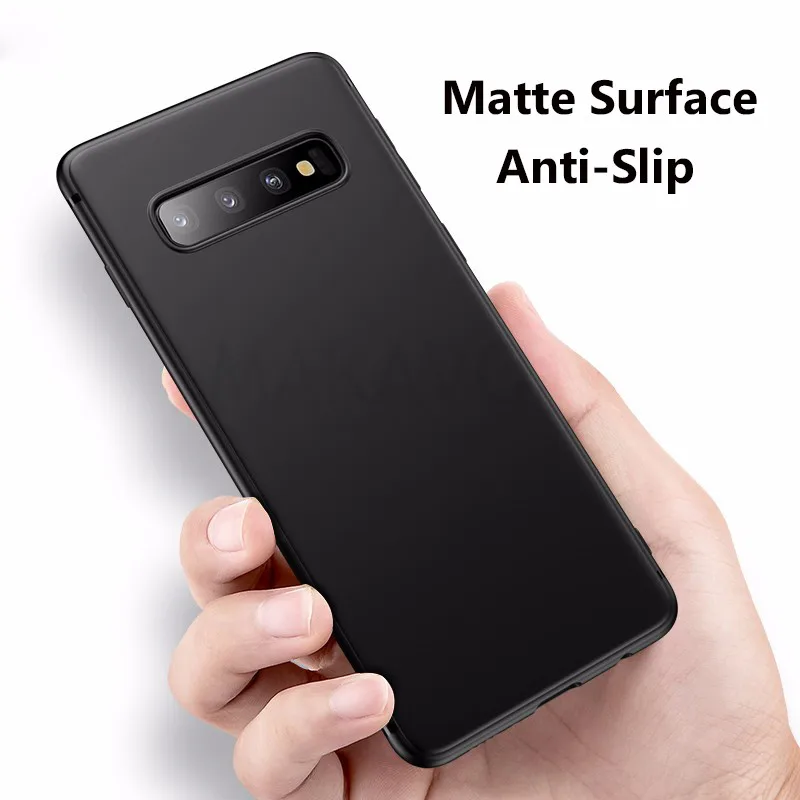 Чехол MAKAVO для Samsung Galaxy S10 тонкий матовый мягкий чехол чехлы Plus S10e Lite S10Lite