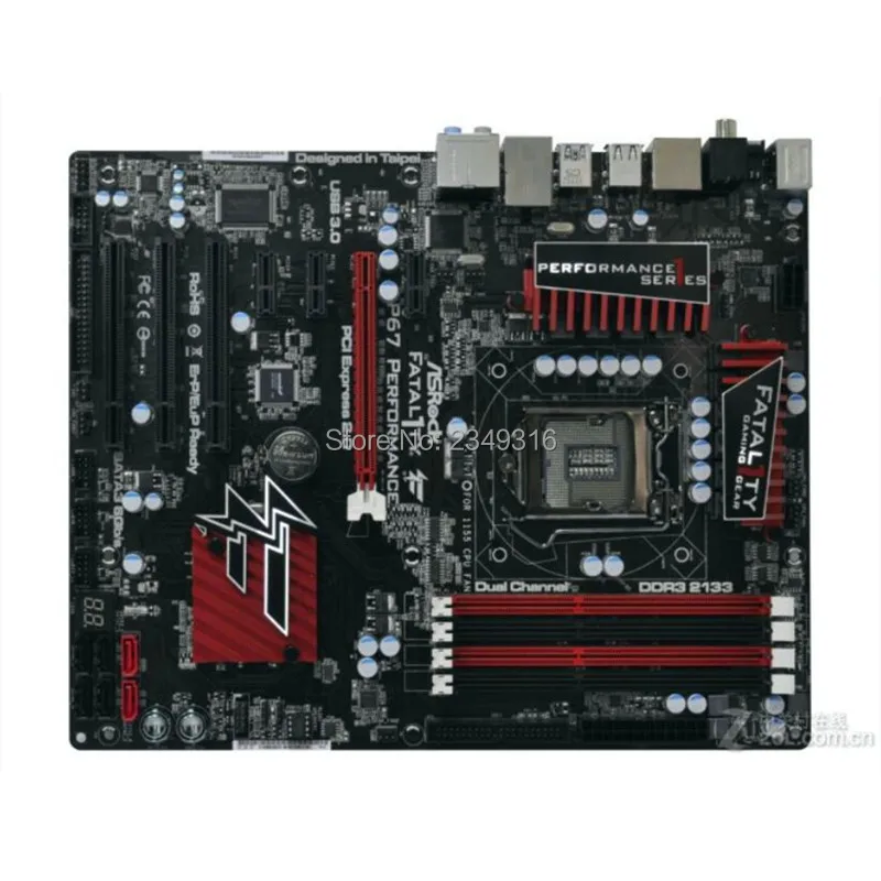 

For ASRock P67 Performance Original Used Desktop 1155 Motherboard P67 Socket LGA1155 DDR3 SATA2 USB2.0