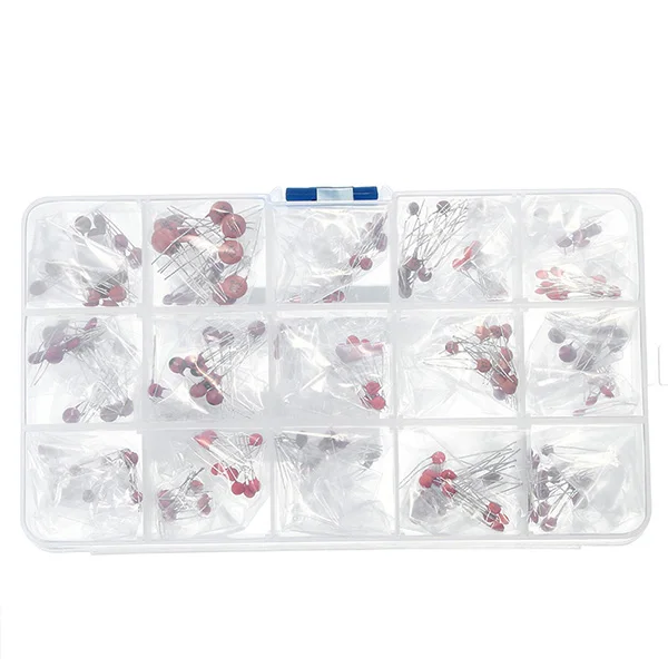 

High Quality 300pcs 2PF-0.1UF Ceramic Capacitors + 1 x Component Box 30values EACH 10PCS Capacitor Assorted kit Assortment Set