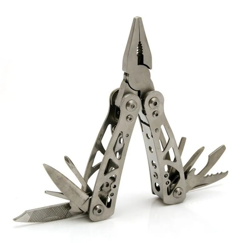 

Useful Hand Tool Sets Multi-functional Folding Stainless Steel Pocket Plier w/ Knife Saw Screwdriver tools